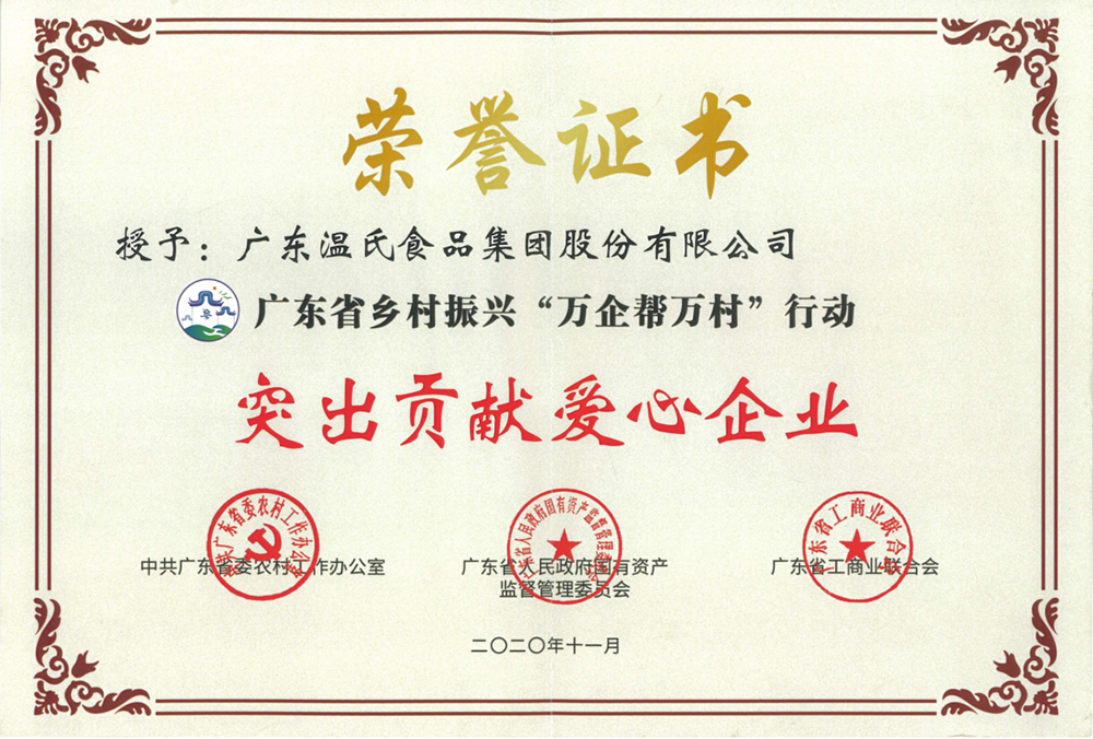 BJL平台集团股份被授予广东省村落振兴“万企助万村”行动凸起贡献爱心企业称号.png